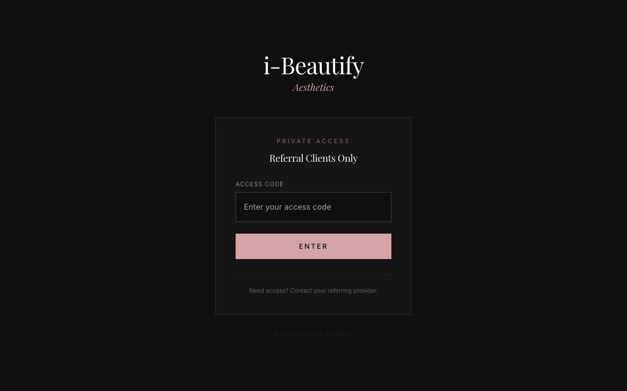 i-Beautify Med Spa website